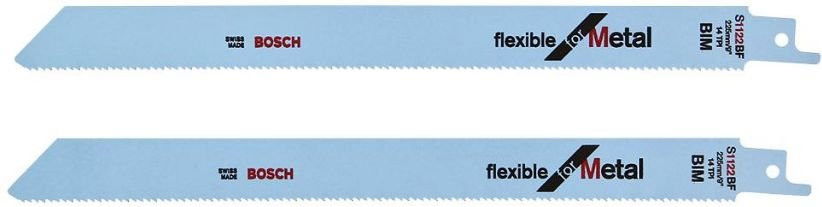 Bosch S 1122 BF Flexible for Metal szablyafűrészlap 1,4x225mm 2db-os kiszerelés termék fő termékképe