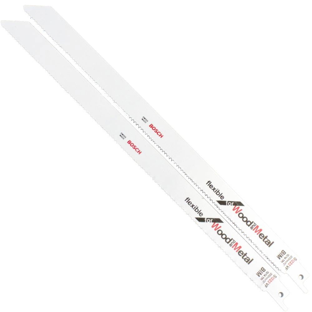 Bosch S 1222 VF Flexible for Wood and Metal szablyafűrészlap 1,8-2,6x300mm 5db-os kiszerelés termék fő termékképe