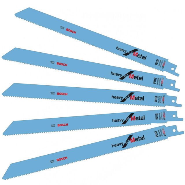 Bosch S 1125 VF Heavy for Metal szablyafűrészlap 1,8-2,6x225mm 5db-os kiszerelés termék fő termékképe