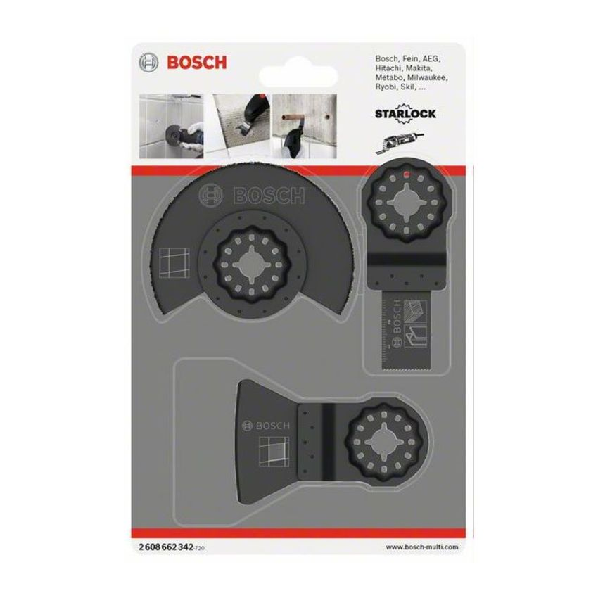 Bosch 2608662342 3 részes Starlock alapkészlet csempézéshez termék fő termékképe