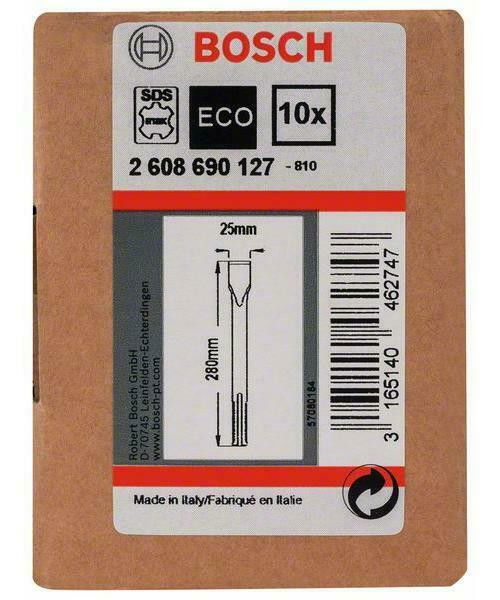 Bosch 2608690127 SDS max laposvéső 280x25mm 10db-os kiszerelés termék fő termékképe