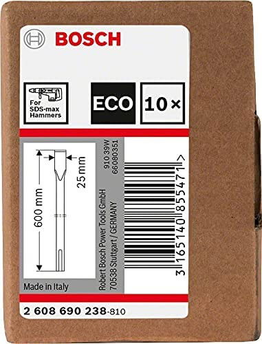 Bosch 2608690238 SDS MAX  laposvéső 600x25mm 10db-os kiszerelés termék fő termékképe