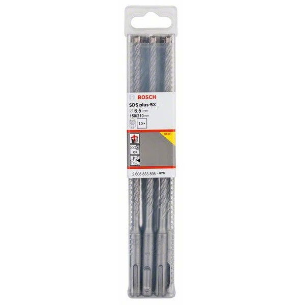 Bosch 2608833895 SDS PLUS-5x fúró 6,5x150mm 10db-os kiszerelés termék fő termékképe