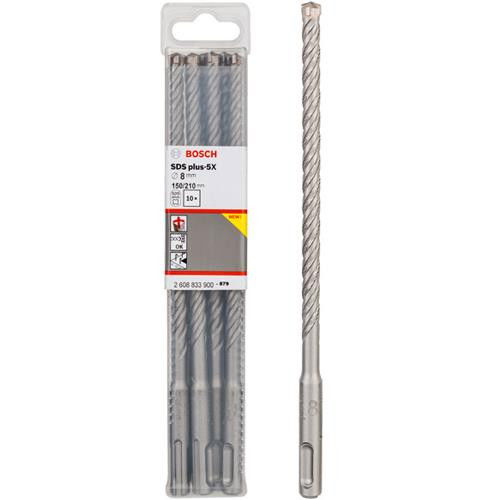 Bosch 2608833900 SDS PLUS-5x fúró 8x150mm 10db-os kiszerelés termék fő termékképe
