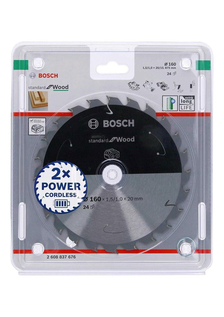 Bosch 2608837676 körfűrészlap 160x20mm Z=24 termék fő termékképe
