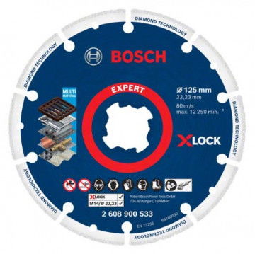 Bosch 2608900533 Fémvágó gyémántkorong 125mm termék fő termékképe