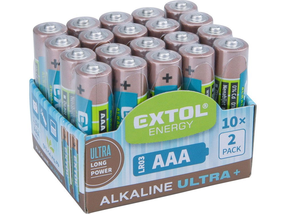 Extol 42012 elem klt 1,5V AAA (LR03) termék fő termékképe