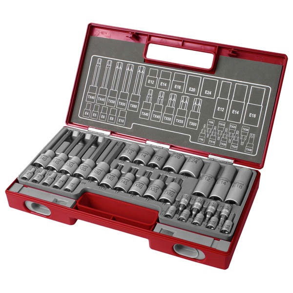 Extol 4700020 dugókulcs klt torx 61CrV5 mattkróm termék fő termékképe