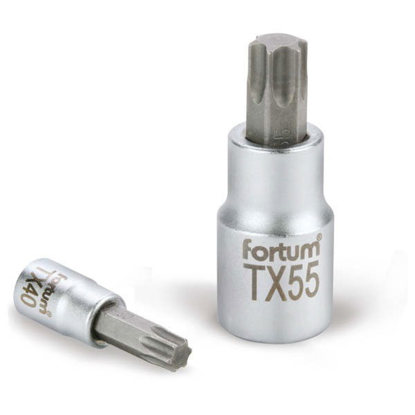 Extol 4700728 torx bitdugófej TX60 1/2" 61CrV5/S2 mattkróm termék fő termékképe