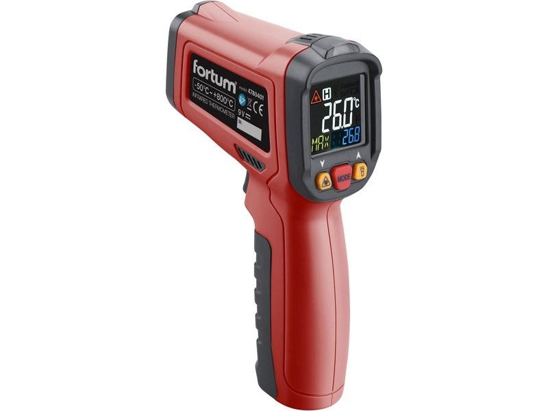Extol 4780401 infravörös digitális hőmérő LCD kijelző termék fő termékképe