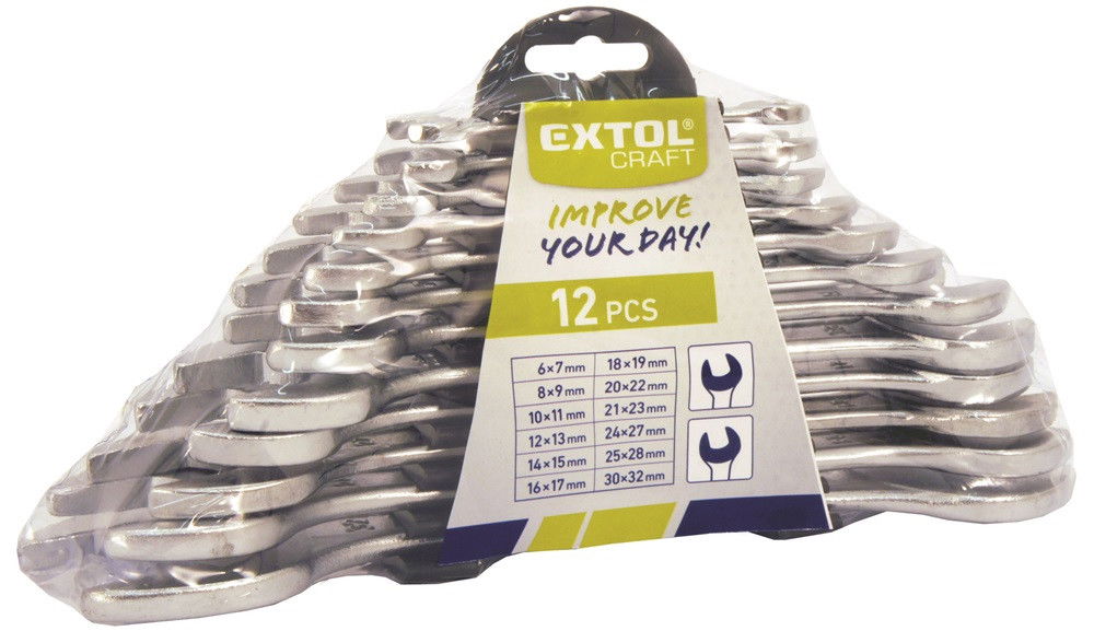 Extol 6133B villáskulcs klt 6-32mm termék fő termékképe