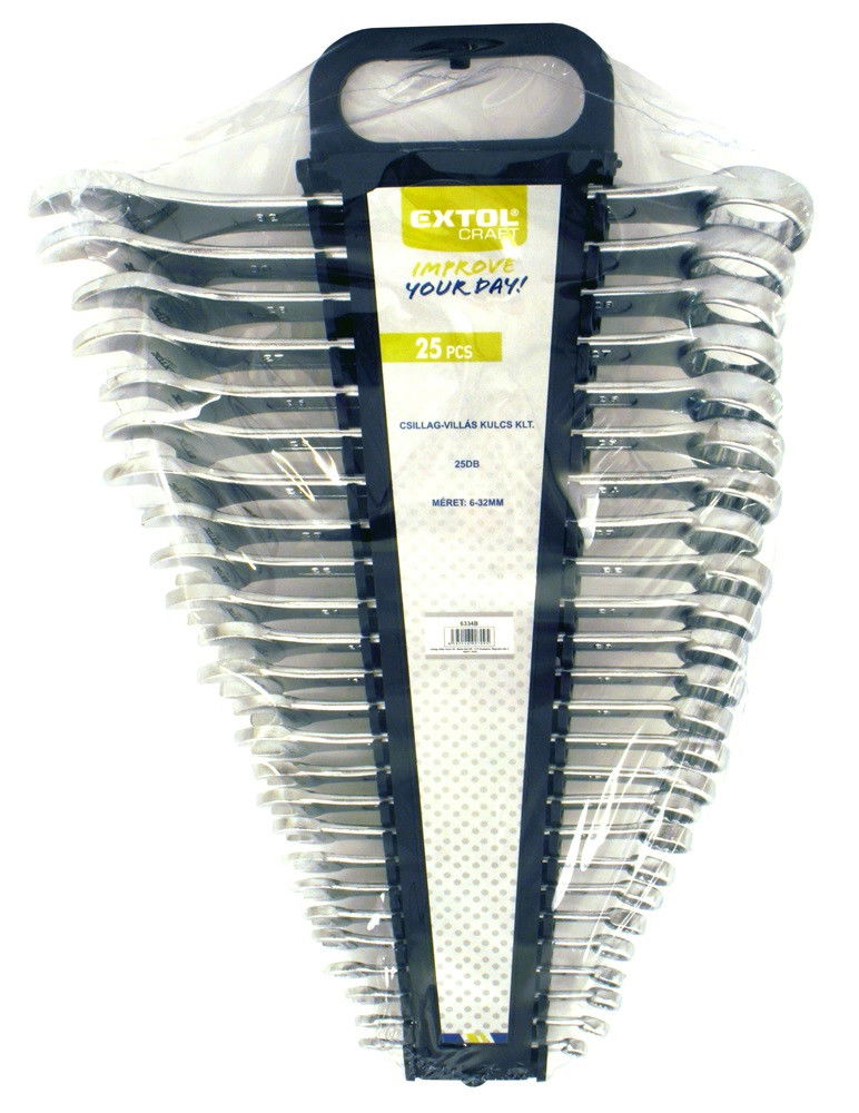 Extol 6334B csillag-villás kulcs klt 6-32mm termék fő termékképe