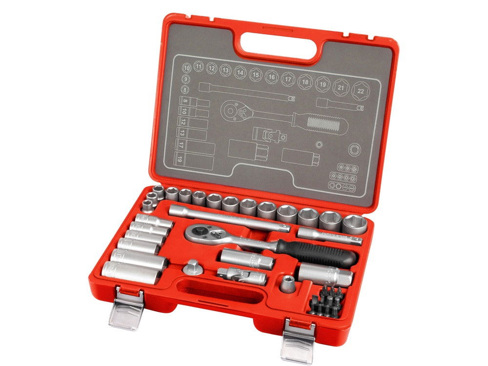 Extol 6522 dugókulcs klt CV 3/8" termék fő termékképe