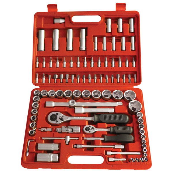 Extol 6525 dugókulcs és bit klt CV 1/4" és 1/2" termék fő termékképe