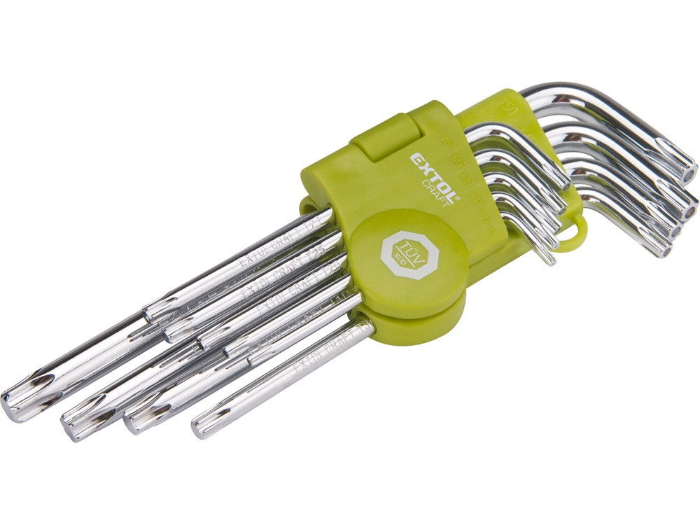Extol 66011 torx kulcs klt T10-T50 Cr40 termék fő termékképe