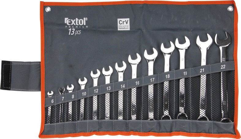 Extol 6733 csillag-villás kulcs klt 6-22mm termék fő termékképe