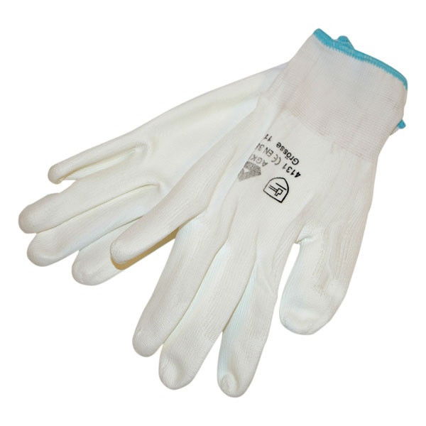 EXtol 865102 kötött kesztyű fehér nylon L-es 9" termék fő termékképe
