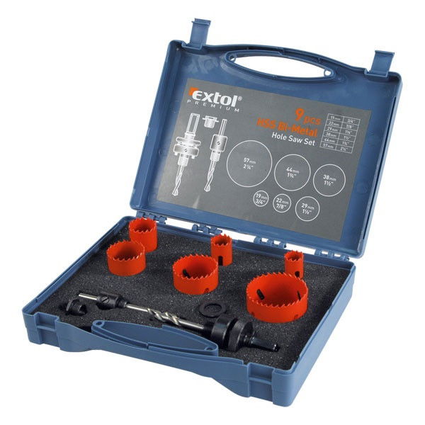 Extol 8801602 körkivágó klt HSS Bi-metál termék fő termékképe