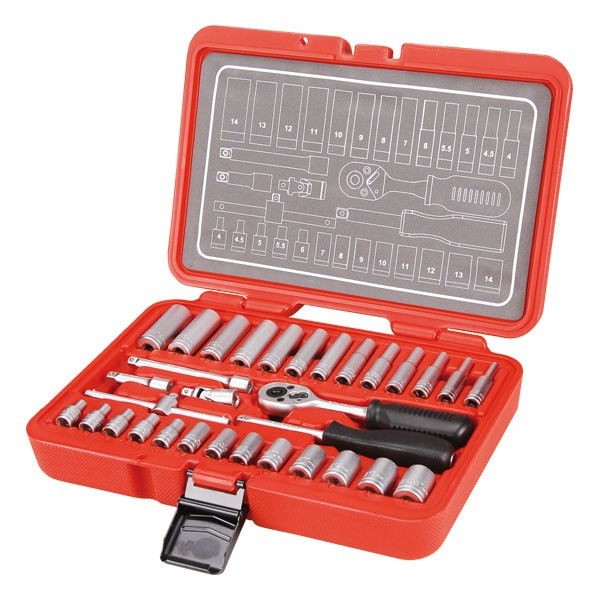 Extol 8818310 dugókulcs klt CV 1/4" termék fő termékképe