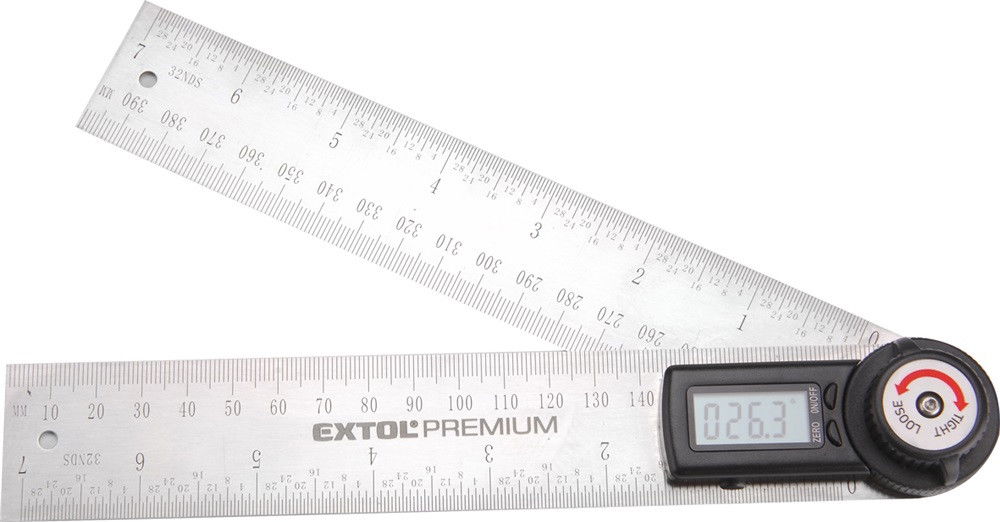 Extol 8823510 digitális szögmérő-vonalzó termék fő termékképe