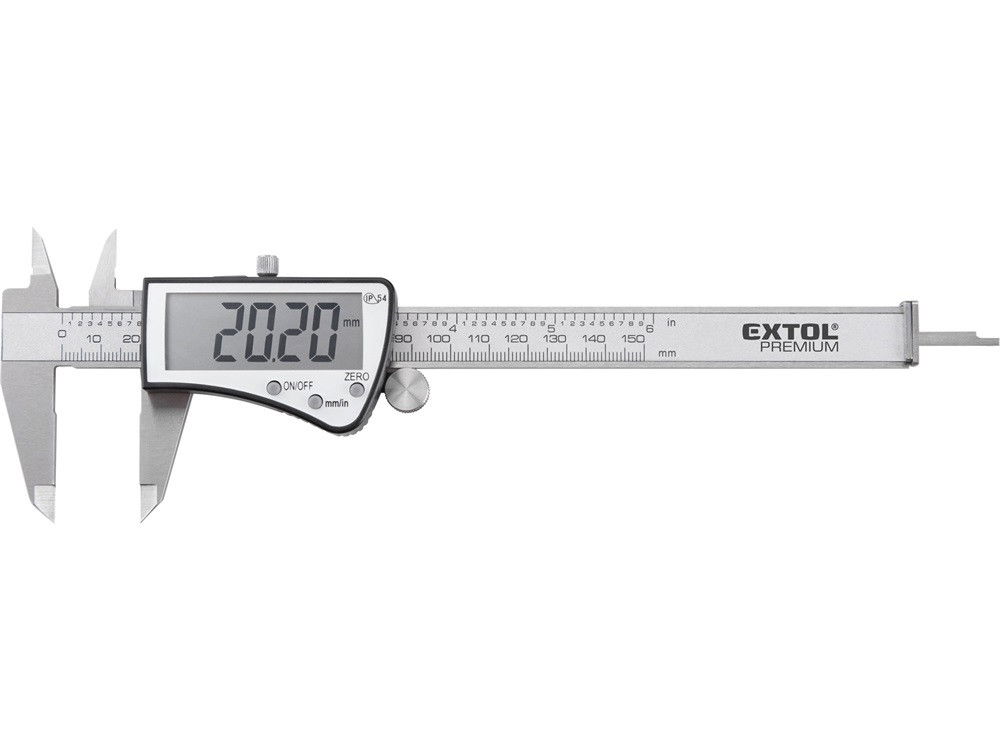 Extol 8825227 digitális tolómérő INOX 150mm termék fő termékképe