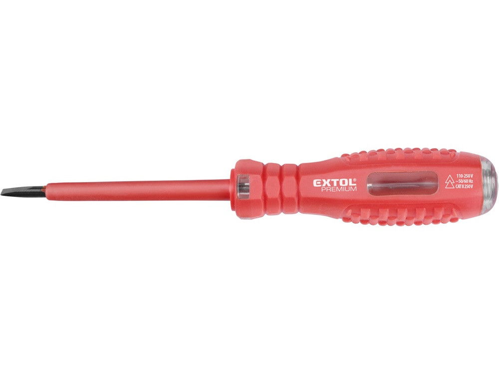 Extol 8831203 fáziskereső ceruza 80-250V lapos hegyű CE 160mm termék fő termékképe