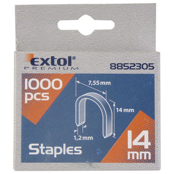 Extol 8852305 U-szeg tűzőgéphez profi 7,55mm 14mm termék fő termékképe