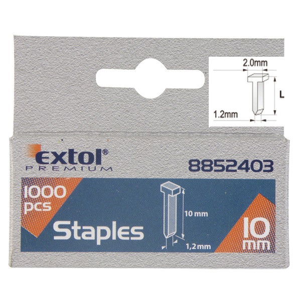 EXtol 8852405 szeg fejjel profi tűzőgéphez 14mm termék fő termékképe