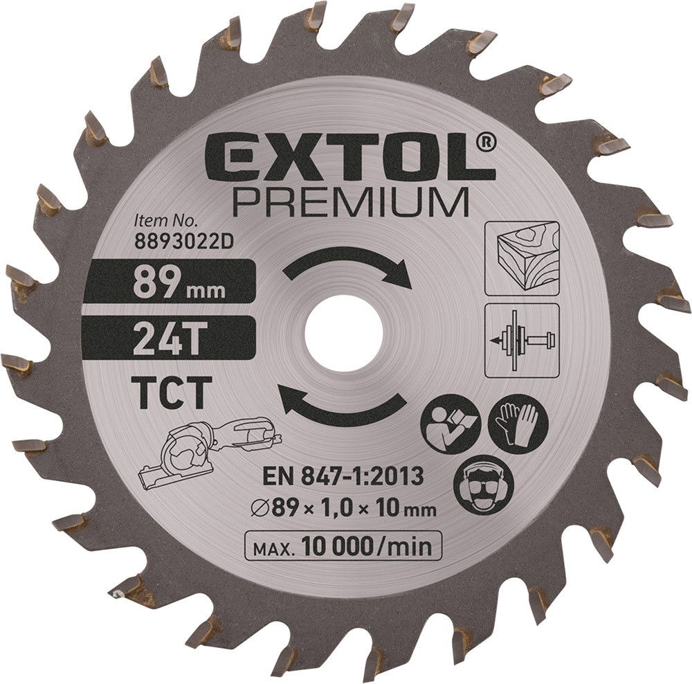 Extol 8893022D körfűrészlap 8893022 mini körfűrészhez termék fő termékképe