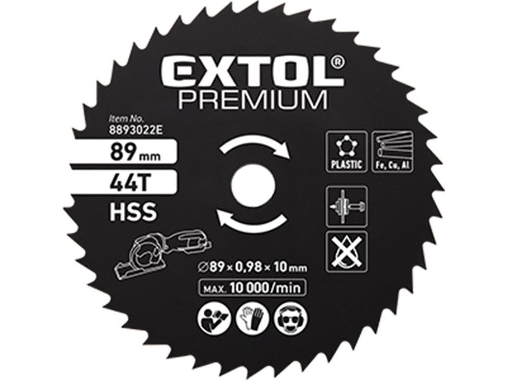 Extol 8893022E körfűrészlap 8893022 mini körfűrészhez termék fő termékképe