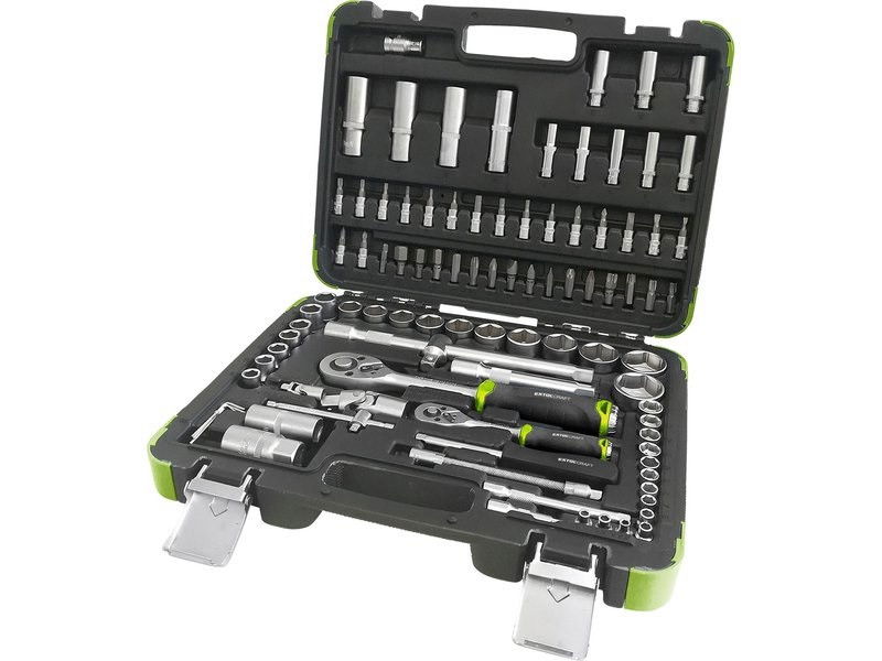 Extol 918094 dugókulcs és bit klt CV 1/4" és 1/2" termék fő termékképe