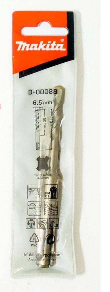 Makita D-00088 SDS-Plus standard fúrószár 6,5x110mm termék fő termékképe