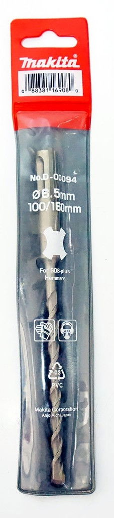 Makita D-00094 SDS-Plus standard fúrószár 6,5x160mm termék fő termékképe