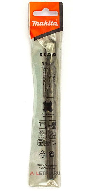 Makita D-00262 SDS-Plus standard fúrószár 14x160mm termék fő termékképe