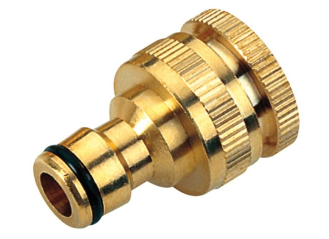 HECHT 08024 C réz locsoló tömlővég csatlakozó 1/2"&3/4" termék fő termékképe