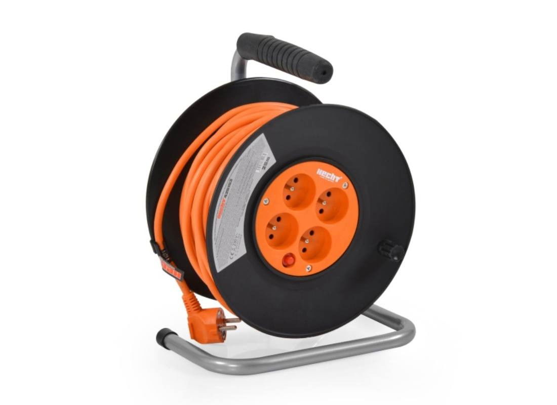HECHT 420153 kábeldob hosszabbítóval 20 m termék fő termékképe