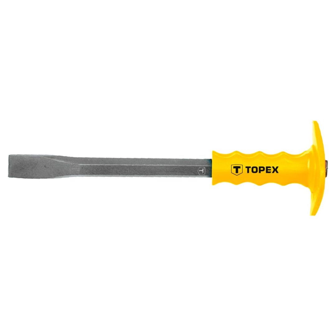 Topex 03A136 lapos véső kézvédővel, 300 x 23.5 mm termék fő termékképe