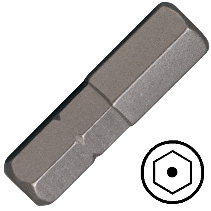KENNEDY 3.5 mm furatos hatszög csavarbehajtó bit 1/4" hatszög illesztéssel, 25 mm termék fő termékképe