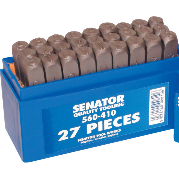 SENATOR 3.0 mm betű beütő készlet, 27 részes termék fő termékképe