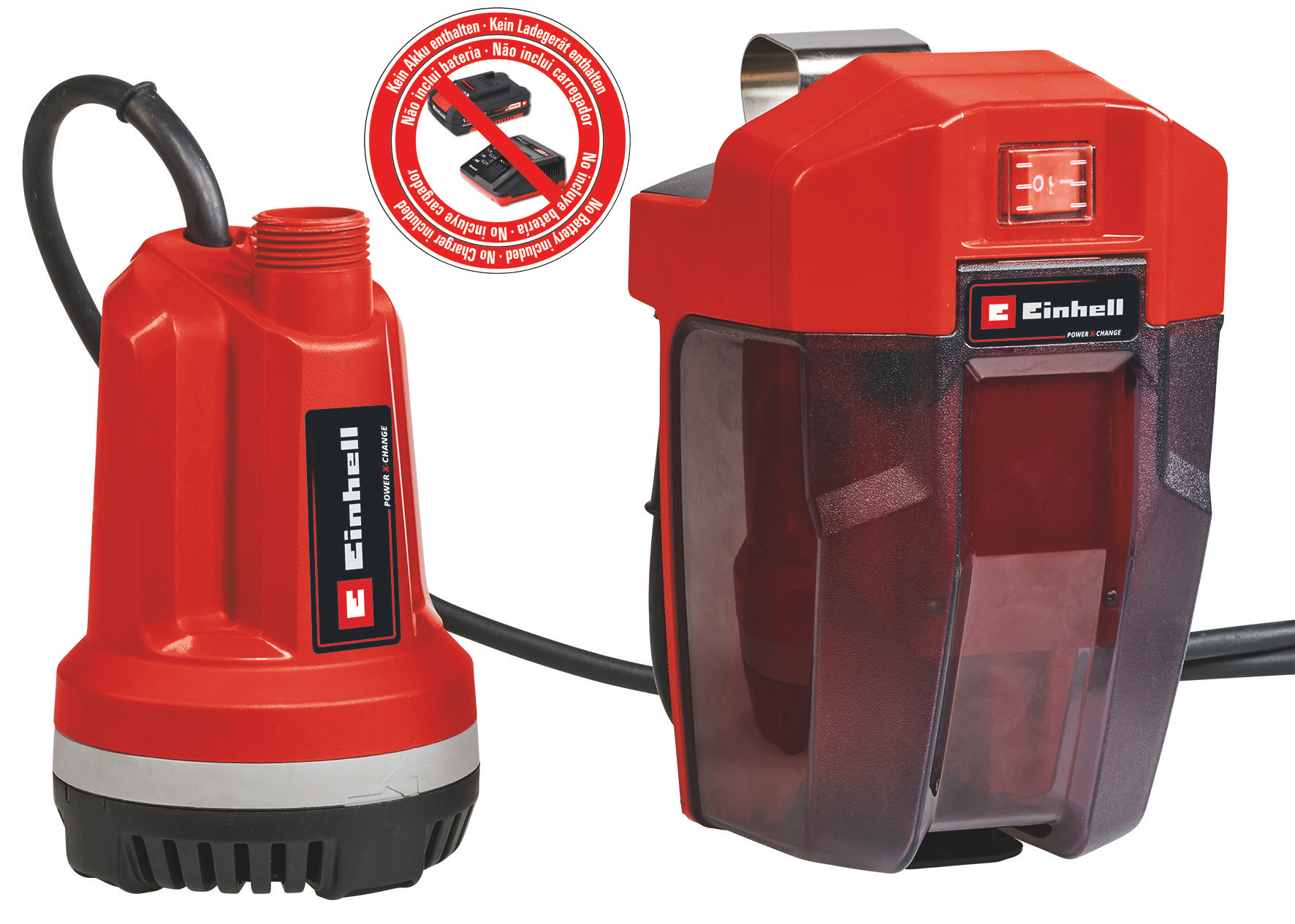 EINHELL GE-PP 18 RB Li - Solo akkus búvárszivattyú tiszta vízhez (akku és töltő nélkül) termék fő termékképe