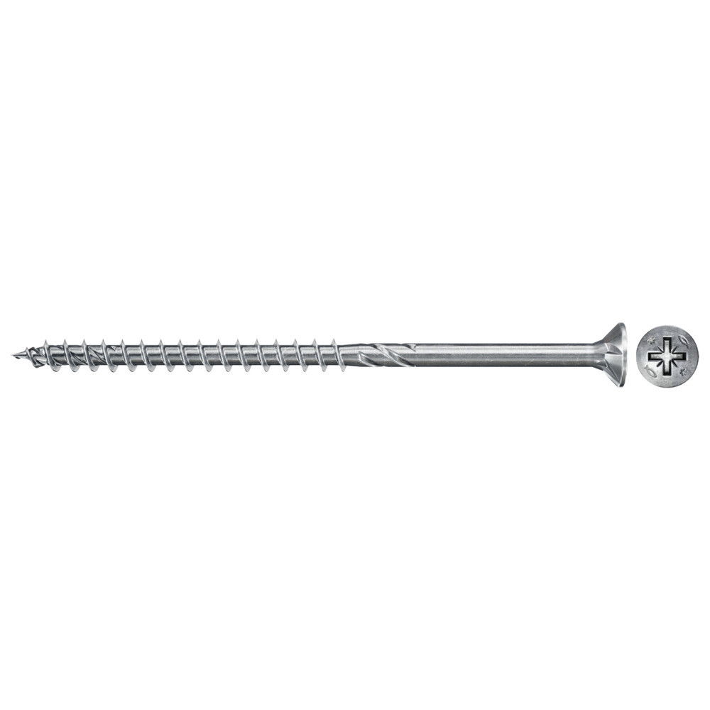 Fischer FPF II CZP 4.0 x 30 BC 1000 süllyesztett fejű, kékre horganyzott csavar részmenettel, PZ behajtással, 1000 db/csomag termék fő termékképe