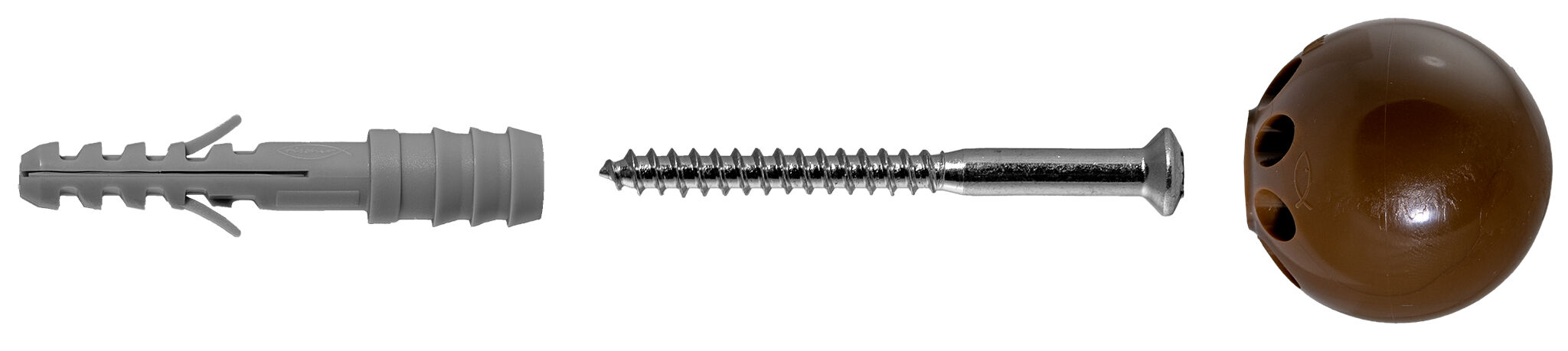 Fischer TS 8 BR ajtóütköző, barna, 10 db/csomag termék fő termékképe