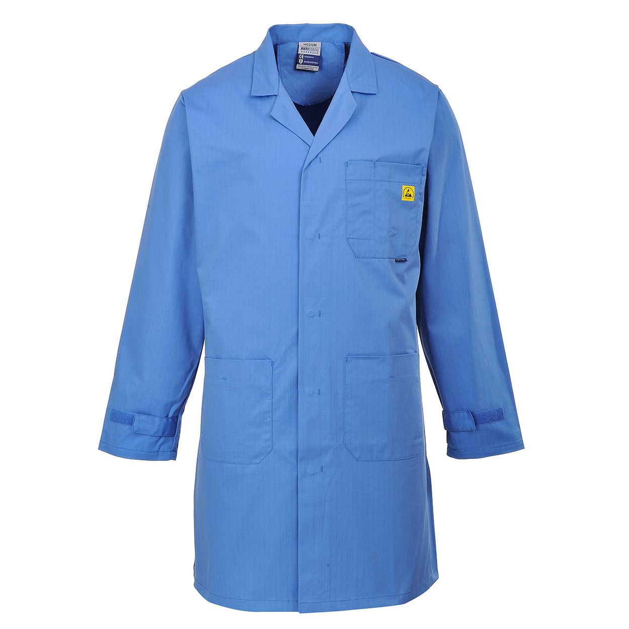 Portwest AS10 - Antisztatikus ESD köpeny, kórházi kék termék fő termékképe